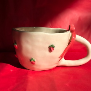 Epres masnis bögre, Otthon & Életmód, Konyhafelszerelés, tálalás, Tálalás, Bögre & Csésze, Agyagozás, MESKA