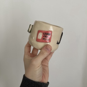 Könyvmoly bögre II. - otthon & életmód - konyhafelszerelés, tálalás - tálalás - bögre & csésze - Meska.hu