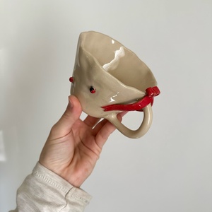 Katicás-masnis bögre - Meska.hu