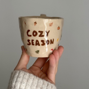 Cozy Season bögre - otthon & életmód - konyhafelszerelés, tálalás - tálalás - bögre & csésze - Meska.hu