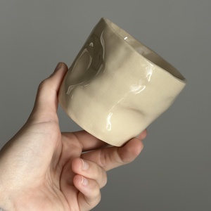 �Crumpled bögre, Otthon & Életmód, Konyhafelszerelés, tálalás, Tálalás, Bögre & Csésze, Agyagozás, MESKA