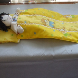 Sárga játéktakaró garnitúra - otthon & életmód - babaszoba, gyerekszoba - Meska.hu