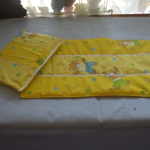 Sárga játéktakaró garnitúra - otthon & életmód - babaszoba, gyerekszoba - Meska.hu