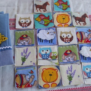 Textil memória játék -  - Meska.hu