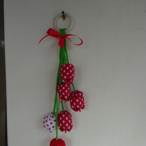 Ajtódísz tulipánok - Meska.hu