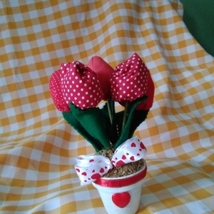 Tulipán cserépben -  - Meska.hu