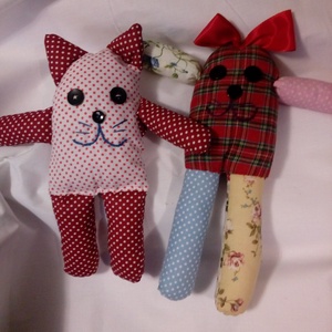 Alvókás állatok - játék & sport - plüssállat & játékfigura - cica - Meska.hu