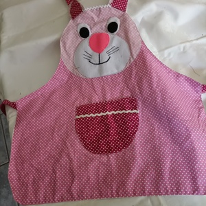 Nyuszis kötény - otthon & életmód - konyhafelszerelés, tálalás - konyhai textil - kötény - Meska.hu