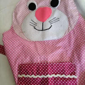 Nyuszis kötény - otthon & életmód - konyhafelszerelés, tálalás - konyhai textil - kötény - Meska.hu