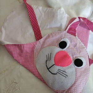 Nyuszis kötény - otthon & életmód - konyhafelszerelés, tálalás - konyhai textil - kötény - Meska.hu