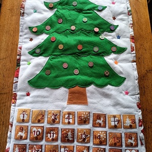 Adventi naptár- fenyőfás - Meska.hu