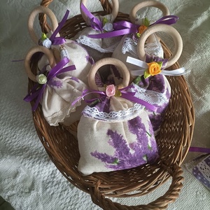 Levendulás zsák, Otthon & Életmód, Dekoráció, Asztal és polc dekoráció, Asztaldísz, Varrás, MESKA