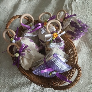 Levendulás zsák - otthon & életmód - dekoráció - asztal és polc dekoráció - asztaldísz - Meska.hu