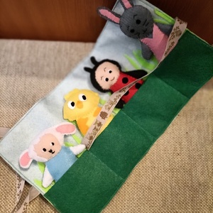 Nyuszi és barátai- filcből - játék & sport - plüssállat & játékfigura - nyuszi - Meska.hu