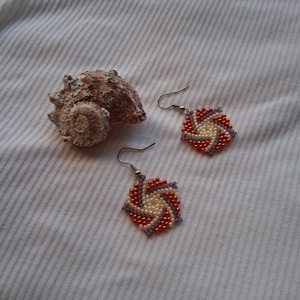 Őszi varázslat fülbevaló - ékszer - fülbevaló - lógó fülbevaló - Meska.hu