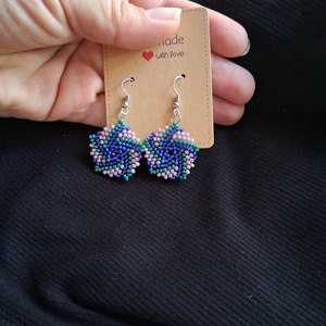 Keleti varázslat fülbevaló - ékszer - fülbevaló - lógó fülbevaló - Meska.hu