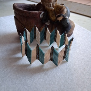 Elegáns hullámzó karkötő, Ékszer, Karkötő, Széles karkötő, , MESKA