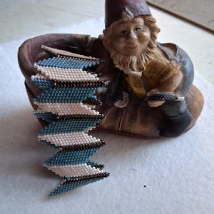 Elegáns hullámzó karkötő - ékszer - karkötő - széles karkötő - Meska.hu