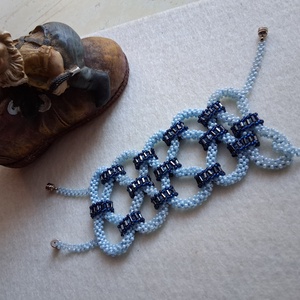 Tengeri fuvallat karkötő - ékszer - karkötő - széles karkötő - Meska.hu