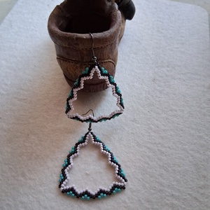 Keleti hangulat fülbevaló - ékszer - fülbevaló - lógó fülbevaló - Meska.hu