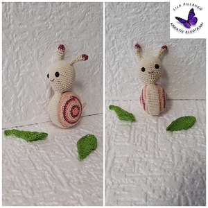 Amigurumi csiga, Játék & Sport, Plüssállat & Játékfigura, Csiga, Horgolás, MESKA