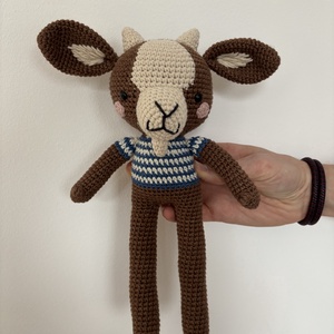 PicaPau horgolt kecske - játék & sport - plüssállat & játékfigura - más figura - Meska.hu