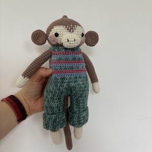 PicaPau horgolt majom - játék & sport - plüssállat & játékfigura - majom - Meska.hu