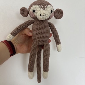 PicaPau horgolt majom - játék & sport - plüssállat & játékfigura - majom - Meska.hu