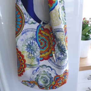Hippi táska (hobo bag) - vállon átvetős, kifordítható táska, szatyor -  - Meska.hu