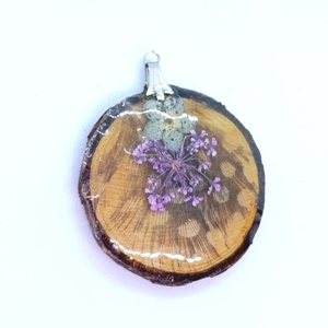 Nefelejtses medál tollal, Ékszer, Nyaklánc, Medál, Ékszerkészítés, Újrahasznosított alapanyagból készült termékek, MESKA