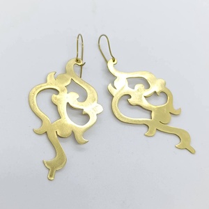 Indás fülbevaló pár, Ékszer, Fülbevaló, Lógó fülbevaló, Ékszerkészítés, Ötvös, MESKA