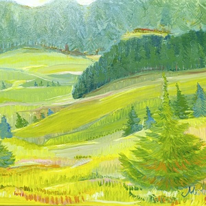 Dombos táj - Meska.hu