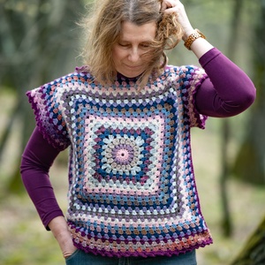 Boho Nagyikocka mellény - Meska.hu