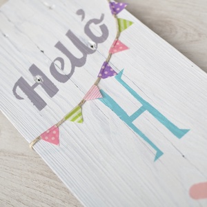 Helló húsvét fatábla -  - Meska.hu