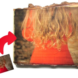 Fotótranszfer A/5 méretben, kérges fára - Meska.hu