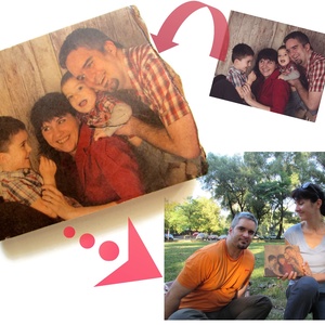 Fotótranszfer A/4 méretben, kérges fára -  - Meska.hu