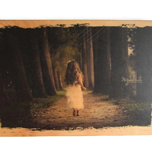 Fotótranszfer A/3 méretben, kérges fára -  - Meska.hu