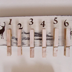 Adventi naptár 24 csipesszel -  - Meska.hu