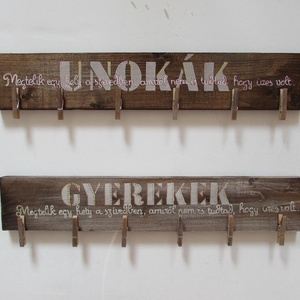 Fényképtartó UNOKÁK - GYEREKEK felirattal - Meska.hu