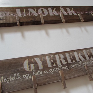 Fényképtartó UNOKÁK - GYEREKEK felirattal -  - Meska.hu