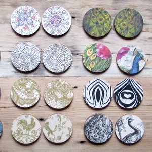 Aszimetrikus fülbevaló -  - Meska.hu