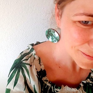 Aszimmetrikus fülbevaló -  - Meska.hu