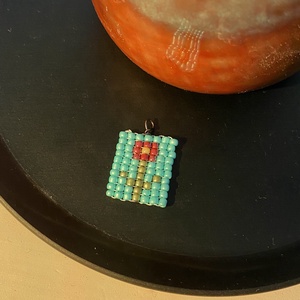 Virágos medál - ékszer - nyaklánc - medál - Meska.hu