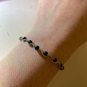 Blaufluss köves karkötő, Ékszer, Karkötő, Ásványkarkötő, Ékszerkészítés, MESKA