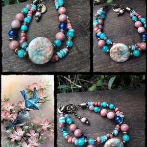 kétsoros karkötő - Meska.hu