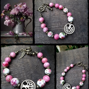 Életfás karkötő - Meska.hu