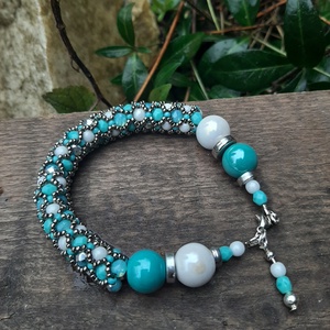 Türkiz és fehér - Meska.hu