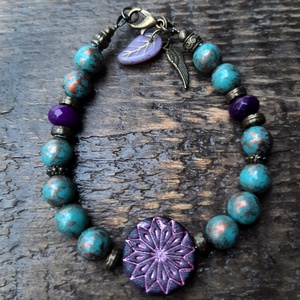 Lila és türkiz - Meska.hu