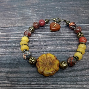 Karkötő Őszi színekben - Meska.hu