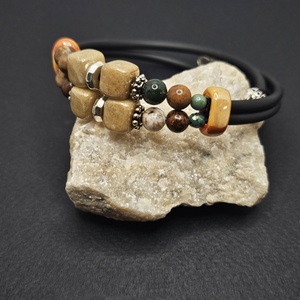 Két soros karperec - ékszer - karkötő - memóriadrótos karkötő - Meska.hu